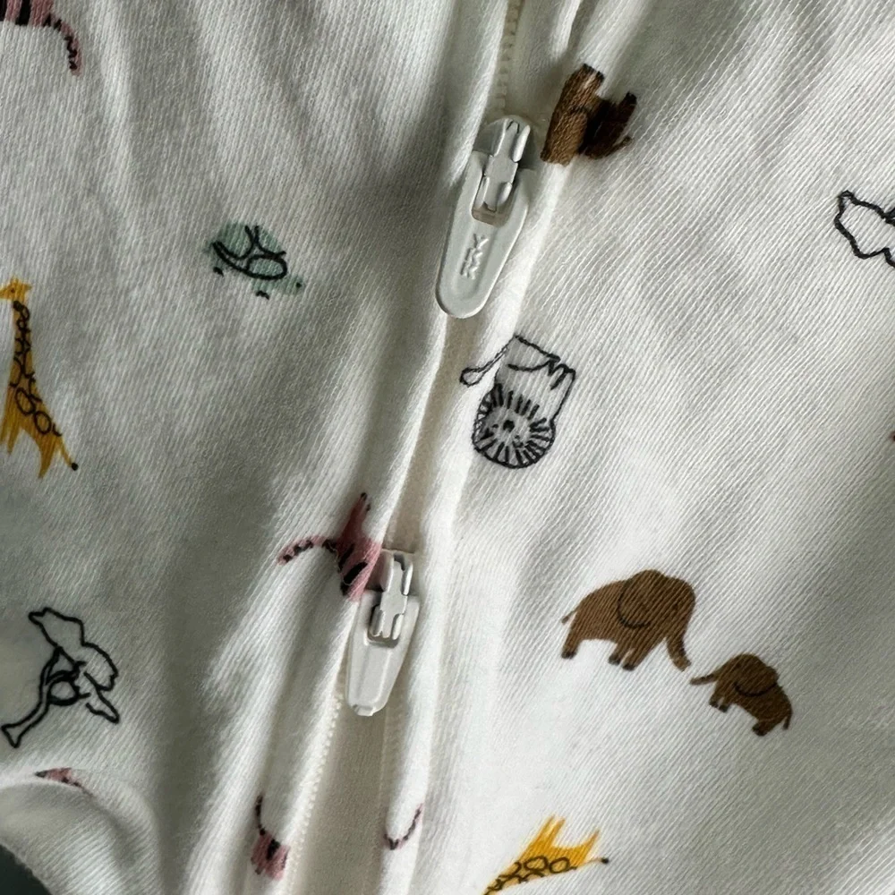 Newborn Just One you made by Carter’s 2-Way Zip Cotton Sleep & Play Pajamas